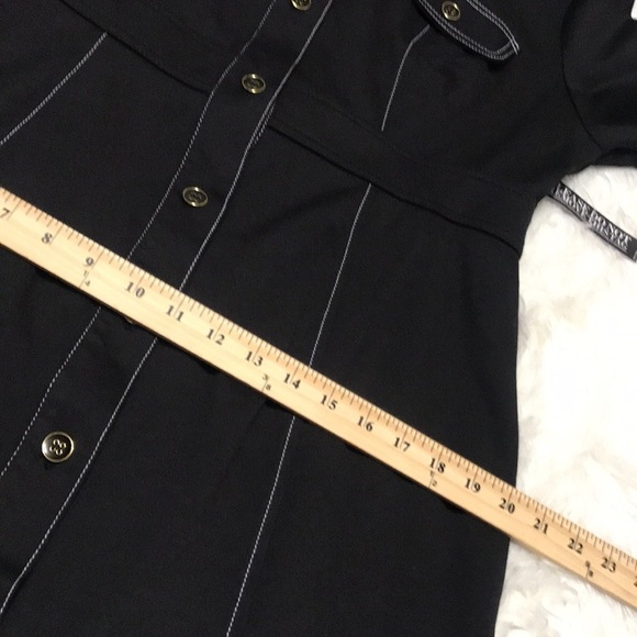 NWT New York & Co. Top Stitch Sheath Dress Sz Large - Picture 9 of 12